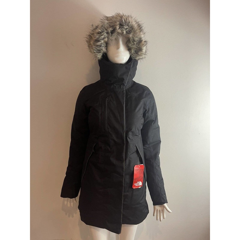 NWT The North Face Women's Far Northern Waterproof Parka,TNF Black Slub Size XS